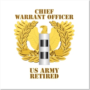 Emblem - Warrant Officer - CW2 - Retired Posters and Art